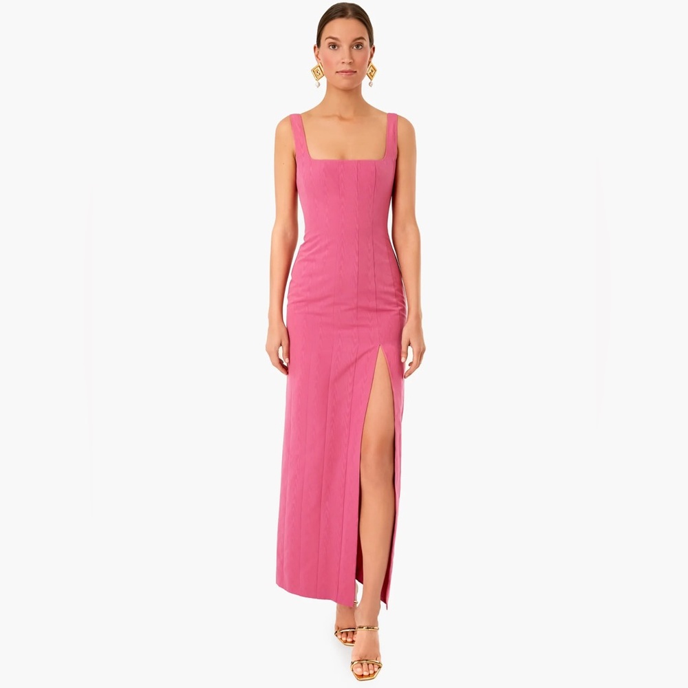 STAUD lollipop portrait dress